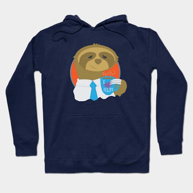 Corporate Sloth Hoodie by moose_cooletti